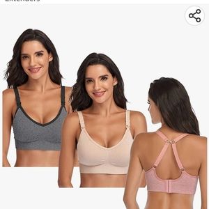 3 Pack Nursing/Maternity Bras